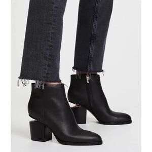 Alexander Wang Gabi Leather Boots Sz 38